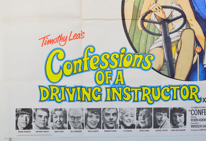 CONFESSIONS OF A DRIVING INSTRUCTOR (Bottom Left) Cinema Quad Movie Poster 