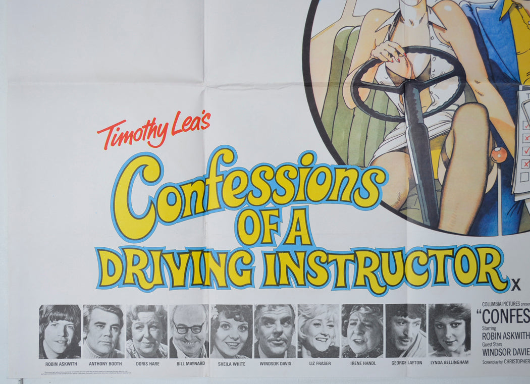 CONFESSIONS OF A DRIVING INSTRUCTOR (Bottom Left) Cinema Quad Movie Poster 