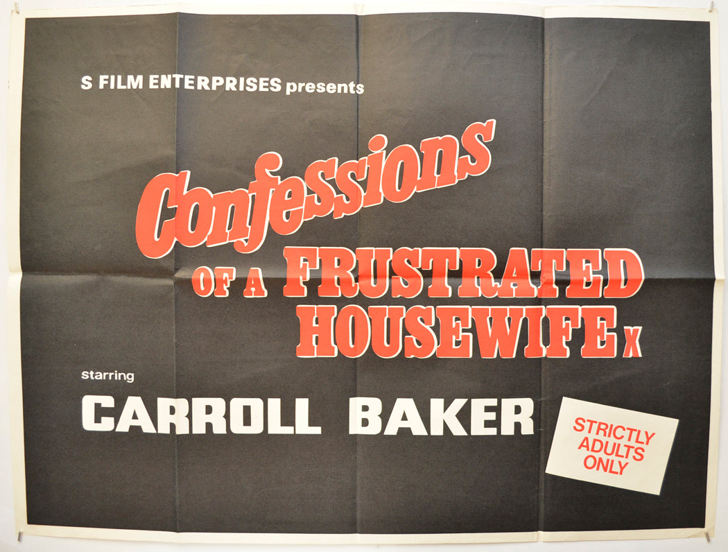 Confessions Of A Frustrated Housewife (a.k.a. La moglie di mio padre)  (Text only version)  Original Quad Poster - Film Poster - Movie Poster