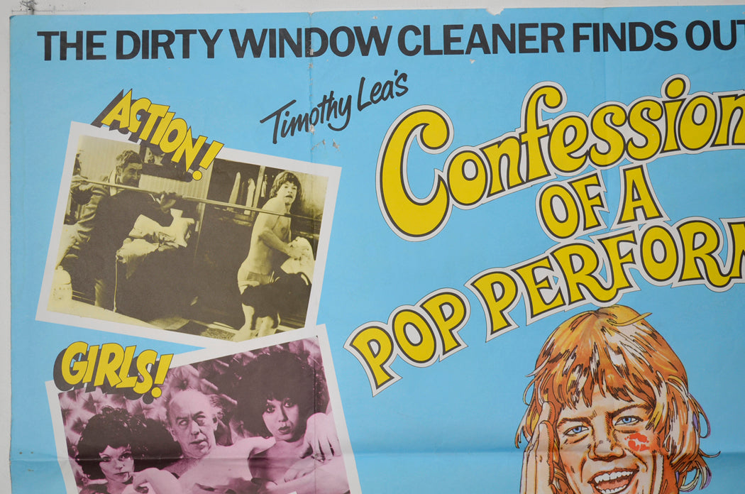 CONFESSIONS OF A POP PERFORMER (Top Left) Cinema Quad Movie Poster 