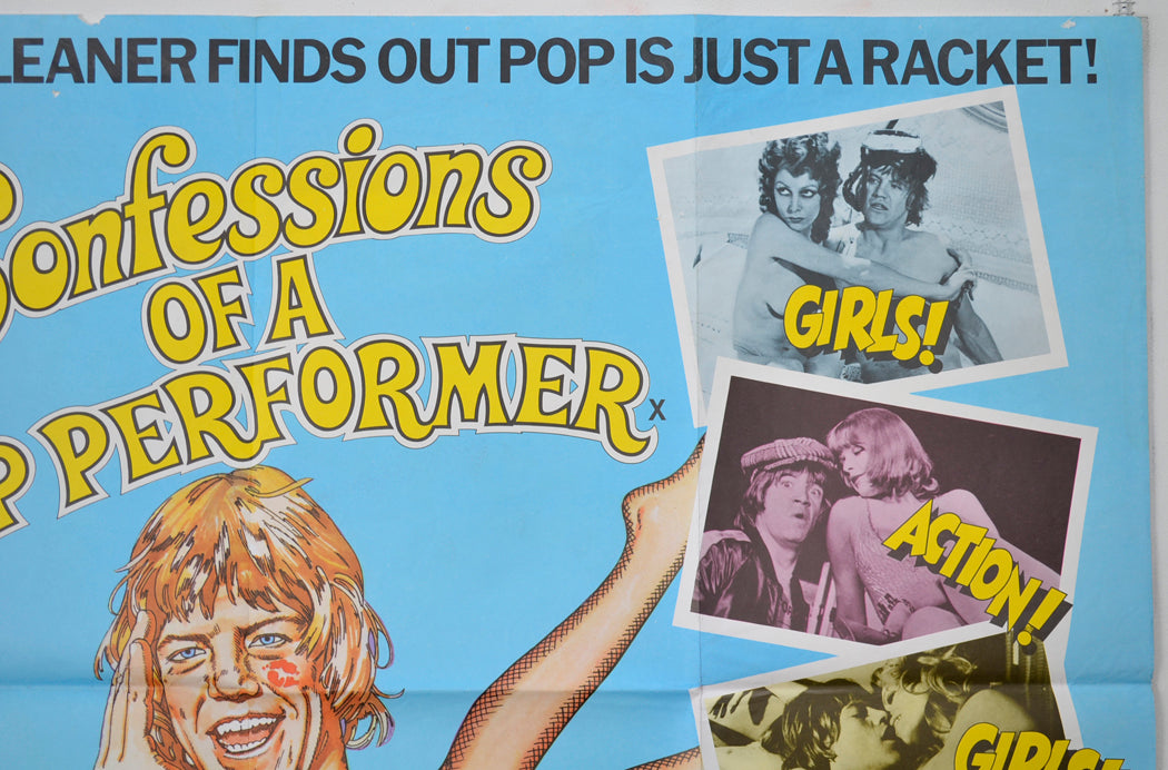 CONFESSIONS OF A POP PERFORMER (Top Right) Cinema Quad Movie Poster 