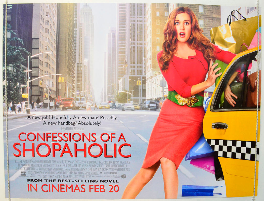 Confessions Of A Shopaholic  Original British Quad Poster - Film Poster - Movie Poster