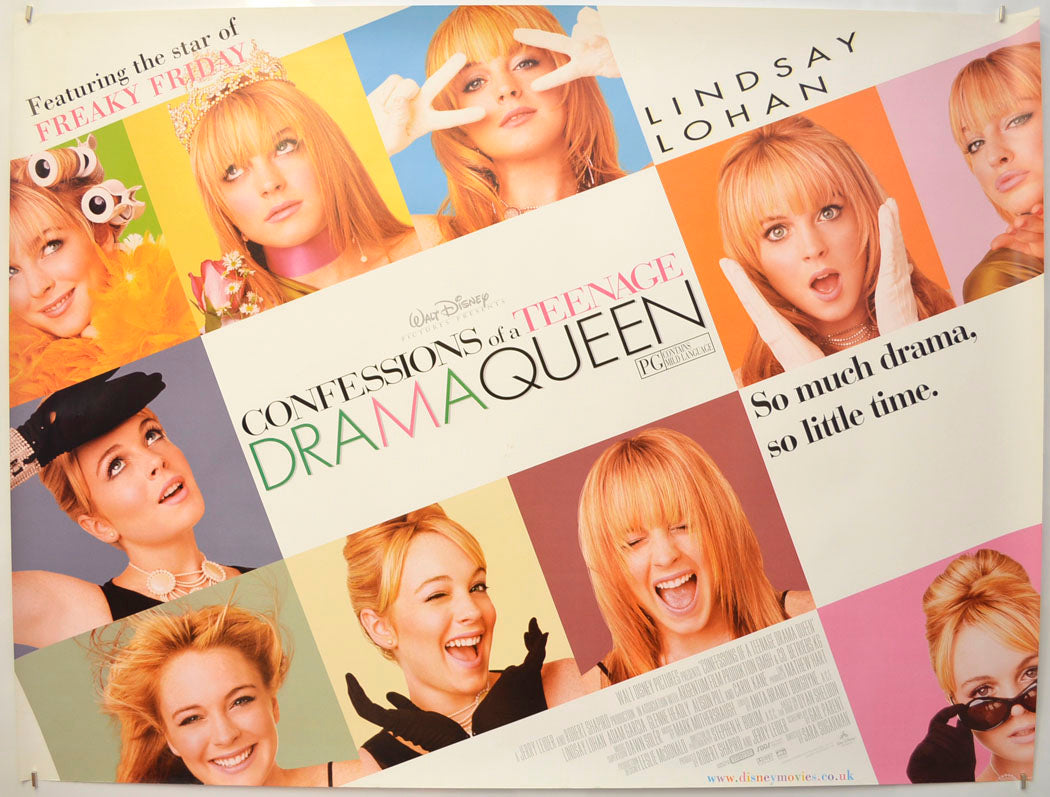 Confessions Of A Teenage Drama Queen Original Quad Poster - Film Poster - Movie Poster