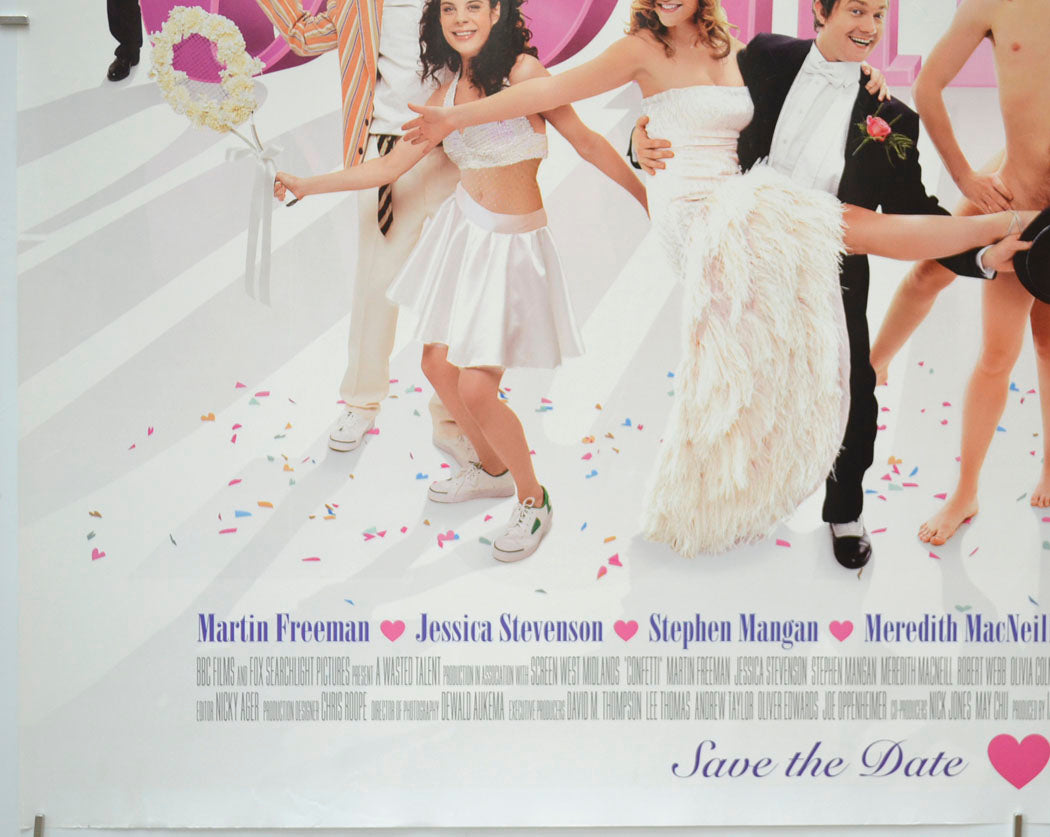 CONFETTI (Bottom Left) Cinema Quad Movie Poster 