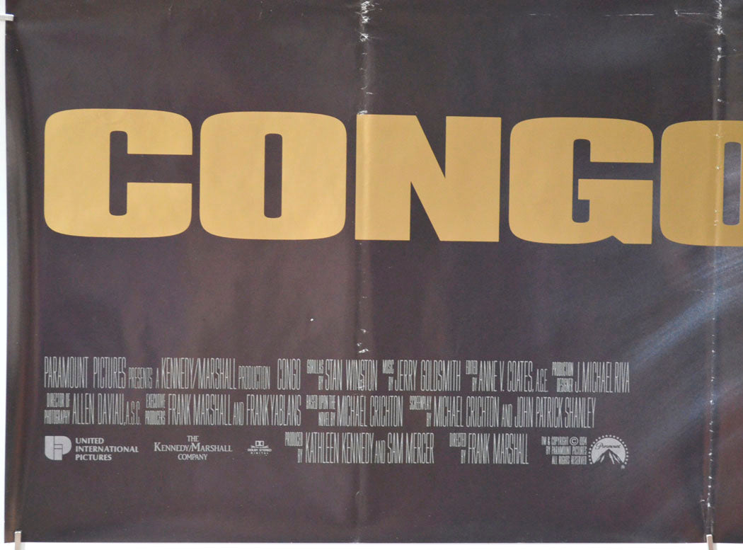 CONGO (Bottom Left) Cinema Quad Movie Poster 