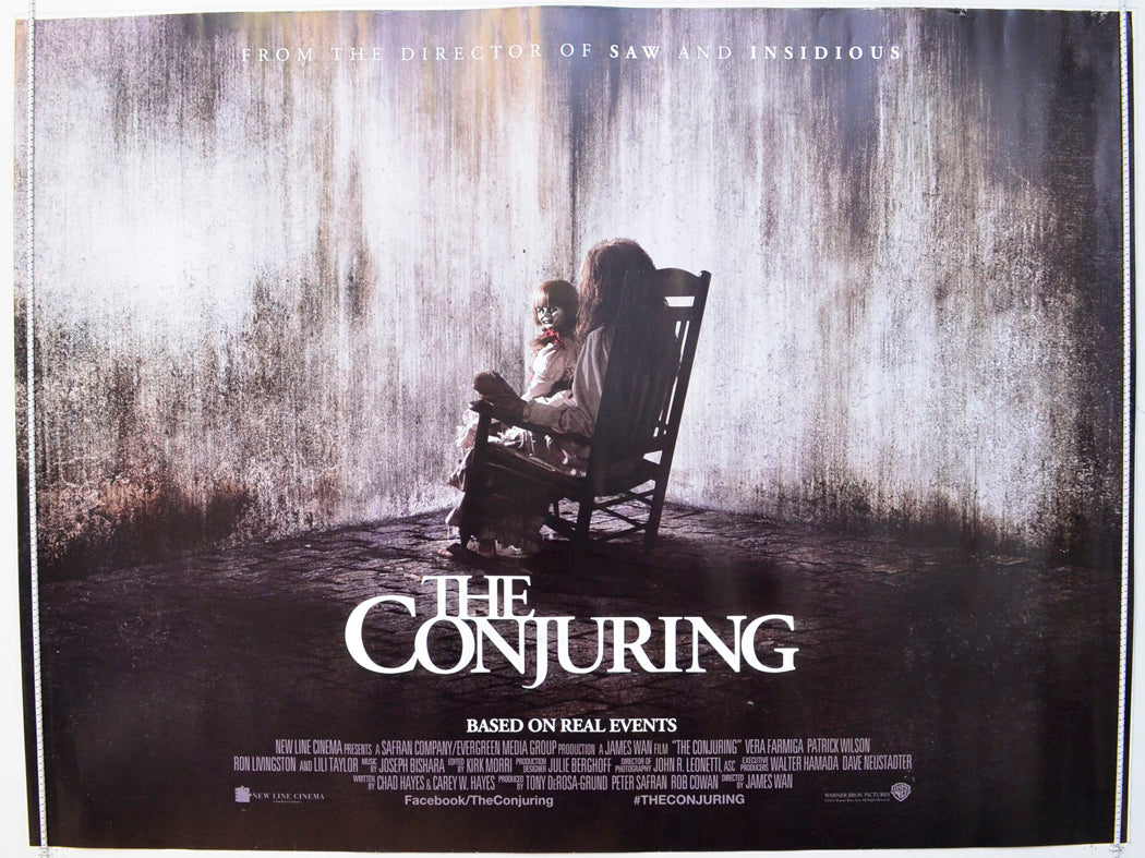 The Conjuring Original British Quad Poster - Film Poster - Movie Poster 