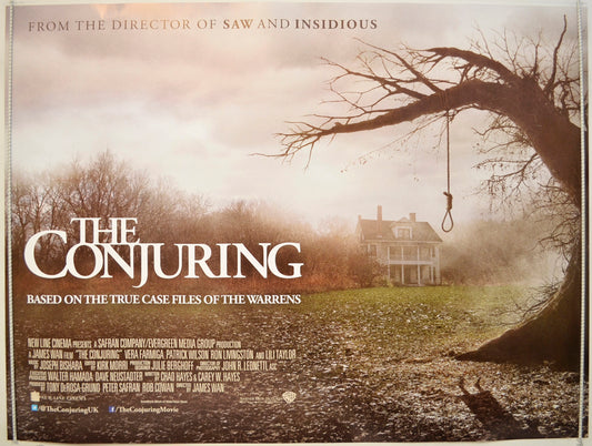 The Conjuring  (Version 2)  Original Quad Poster - Film Poster - Movie Poster 