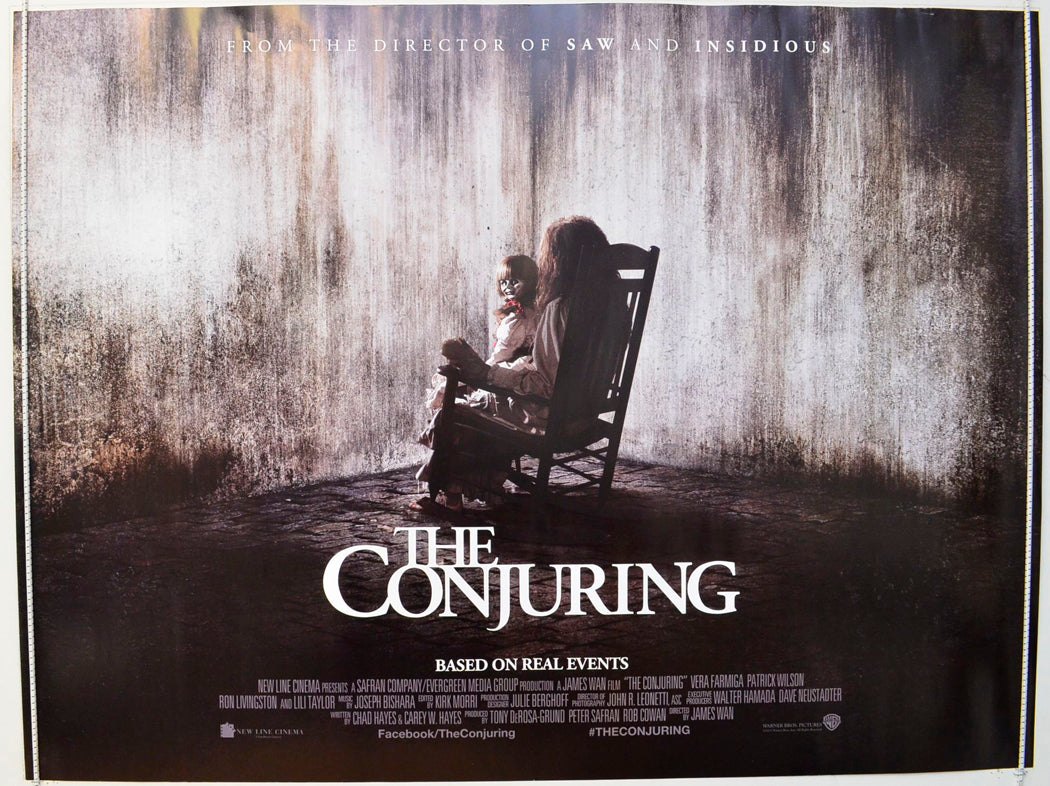 The Conjuring Original British Quad Poster - Film Poster - Movie Poster 