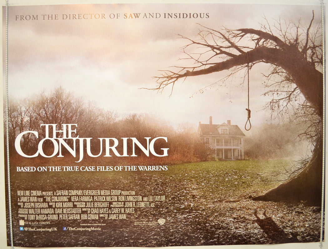 The Conjuring  (Version 2)  Original Quad Poster - Film Poster - Movie Poster 