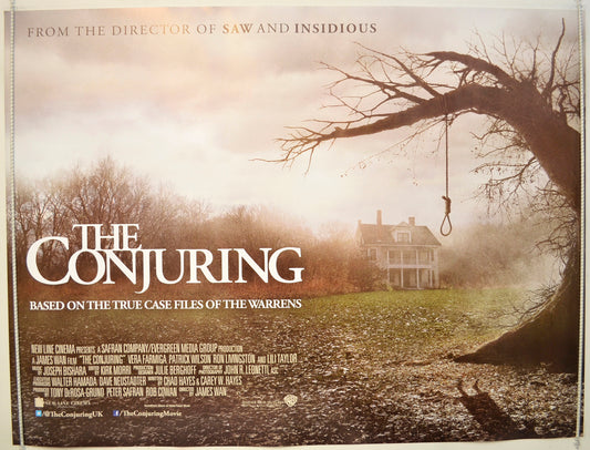 The Conjuring  (Version 2)  Original Quad Poster - Film Poster - Movie Poster 