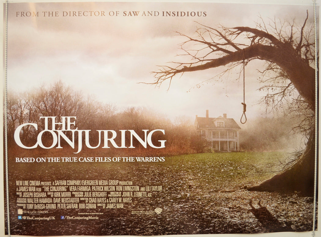 The Conjuring  (Version 2)  Original Quad Poster - Film Poster - Movie Poster 