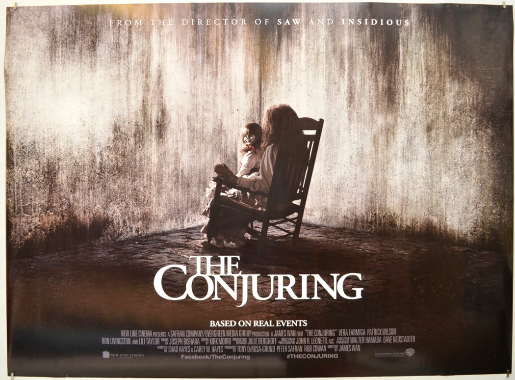 The Conjuring  Original Quad Poster - Film Poster - Movie Poster