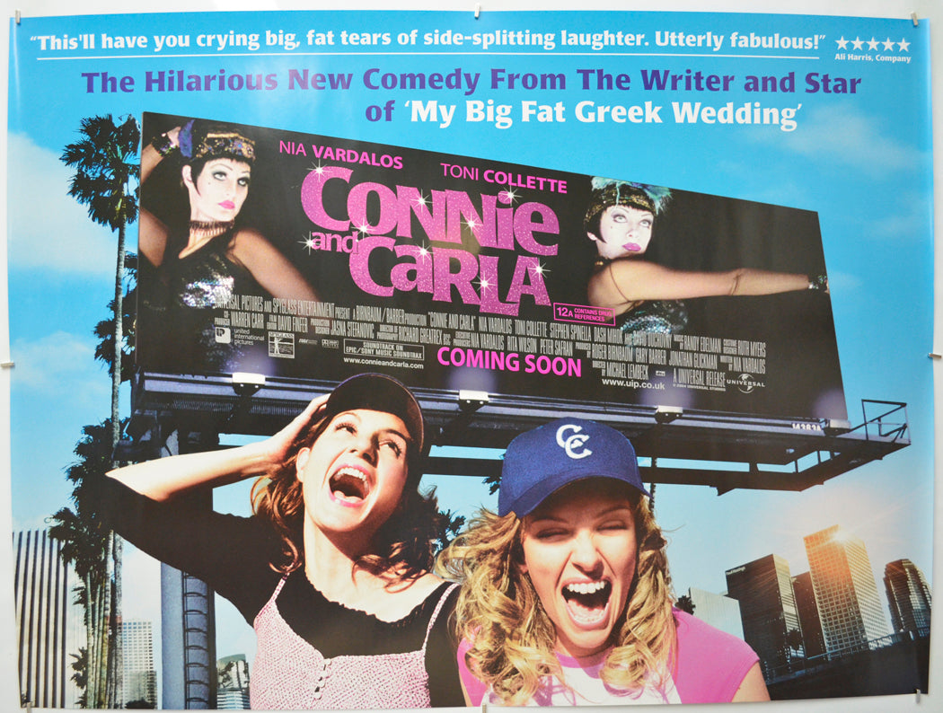 Connie And Carla Original Quad Poster - Film Poster - Movie Poster