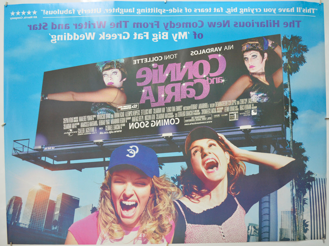 CONNIE AND CARLA (Back) Cinema Quad Movie Poster 