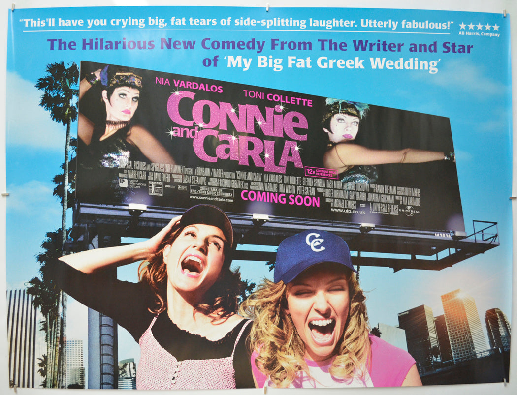 Connie And Carla Original Quad Poster - Film Poster - Movie Poster