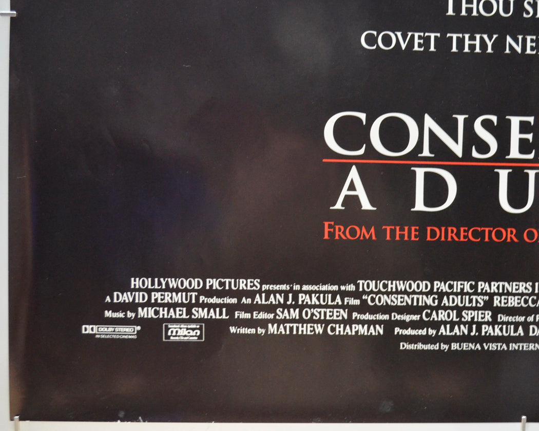 CONSENTING ADULTS (Bottom Left) Cinema Quad Movie Poster 