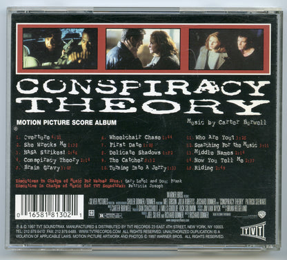 CONSPIRACY THEORY Original CD Soundtrack (back) 