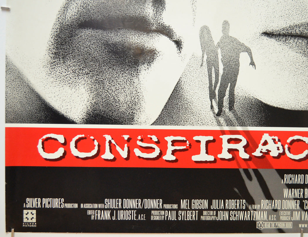 CONSPIRACY THEORY (Bottom Left) Cinema Quad Movie Poster 