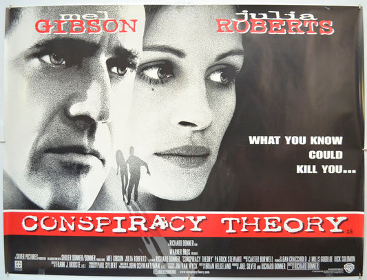 Conspiracy Theory Original Quad Poster - Film Poster - Movie Poster