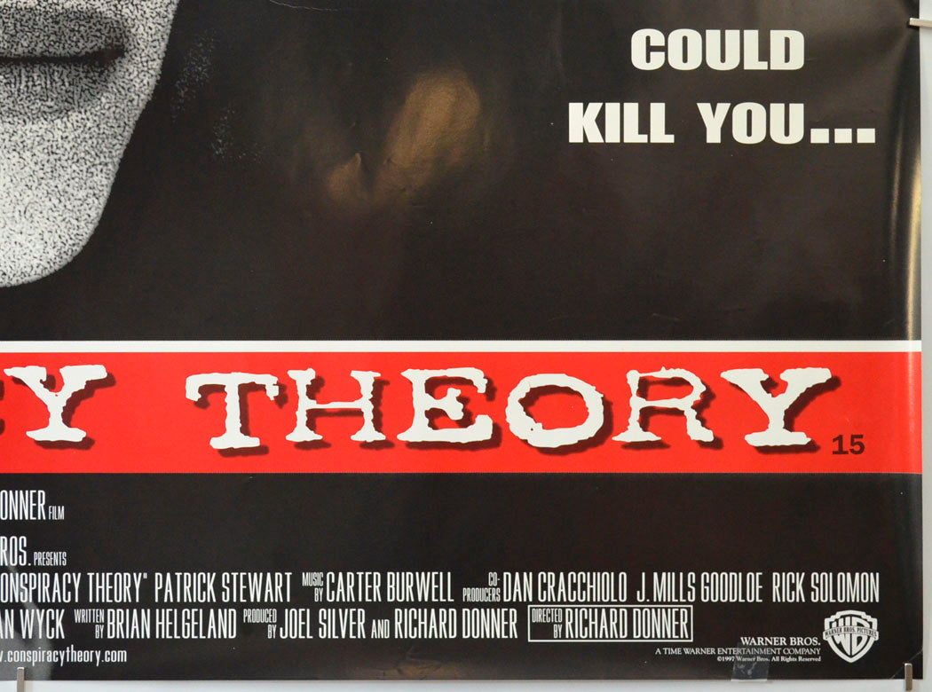 CONSPIRACY THEORY (Bottom Right) Cinema Quad Movie Poster 