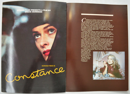 CONSTANCE Cinema Exhibitors Press Synopsis Credits Booklet - INSIDE 