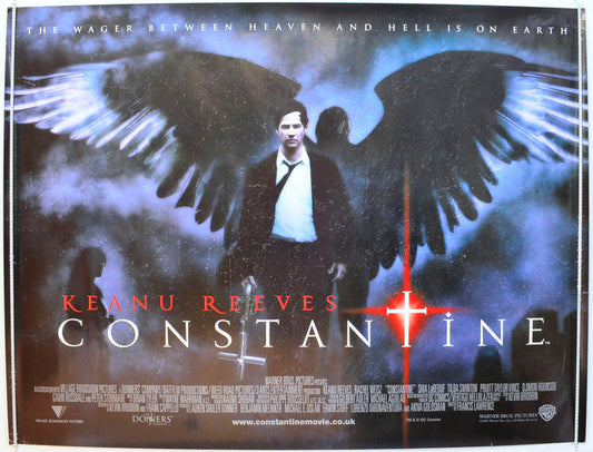 Constantine Original British Quad Poster - Film Poster - Movie Poster 