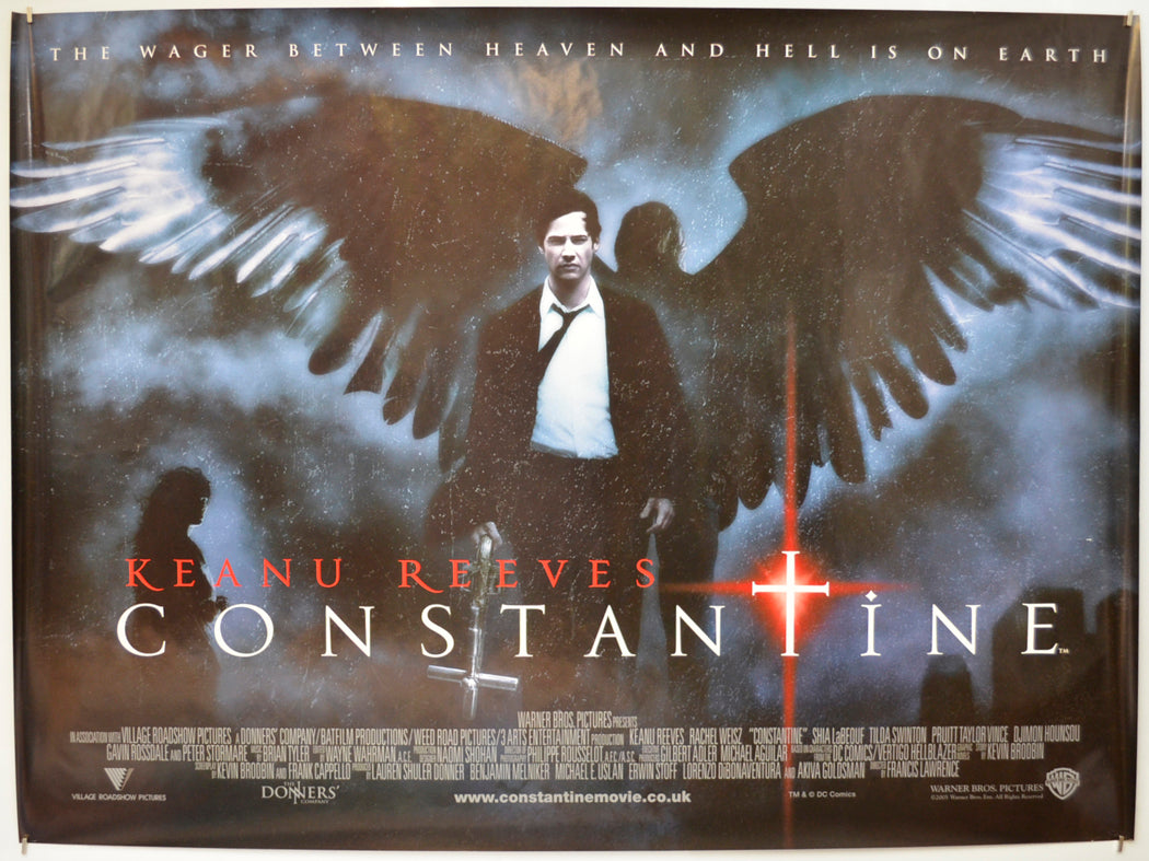 Constantine Original Quad Poster - Film Poster - Movie Poster  