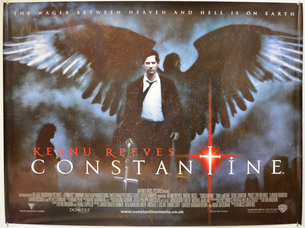 Constantine Original Quad Poster - Film Poster - Movie Poster  