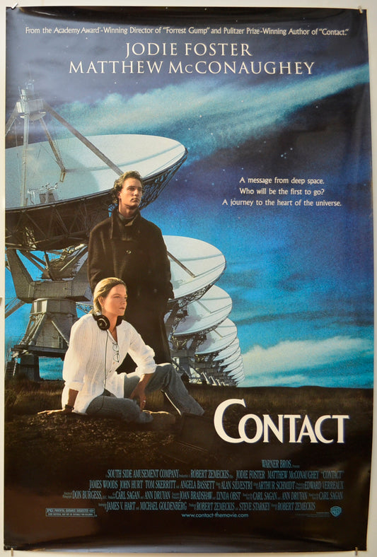 Contact  Original One Sheet Poster - Film Poster - Movie Poster