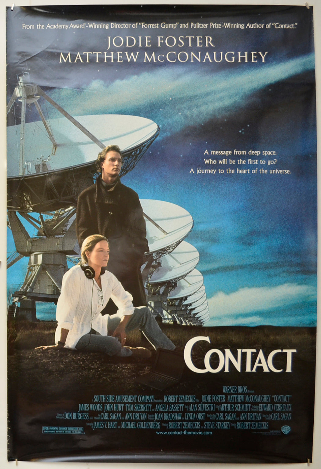 “Contact” Original One Sheet Poster - Film Poster - Movie Poster - Cin ...