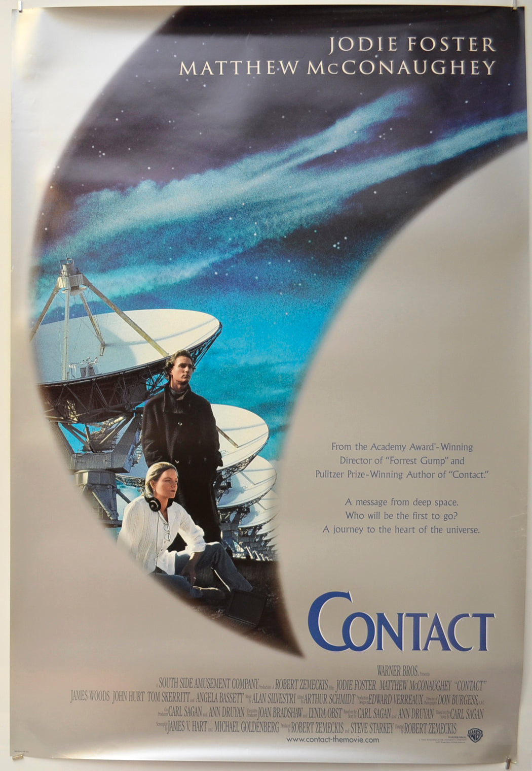 Contact  (Version 2) Original One Sheet Poster - Film Poster - Movie Poster  