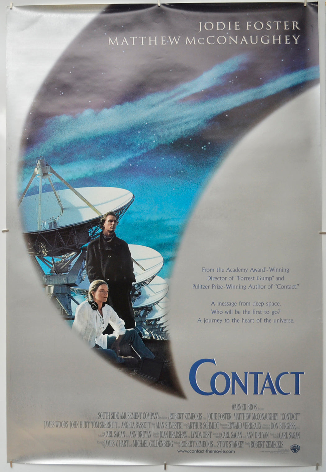 Contact (Version 2)  Original One Sheet Poster - Film Poster - Movie Poster