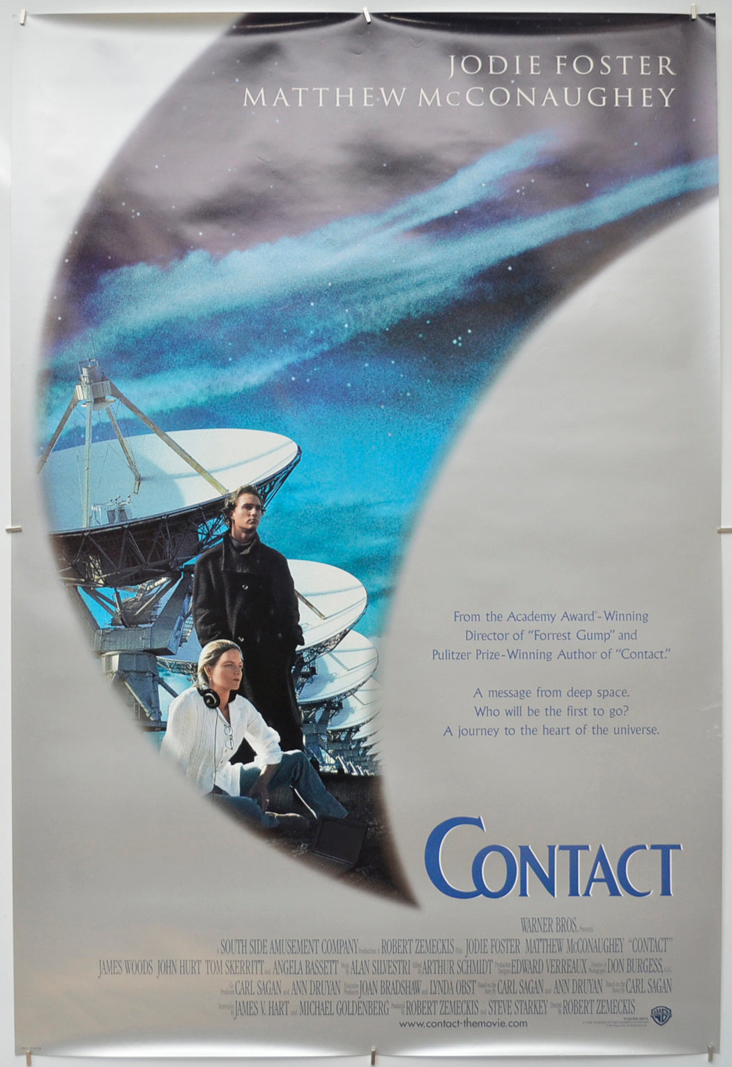 Contact (Version 2)  Original One Sheet Poster - Film Poster - Movie Poster