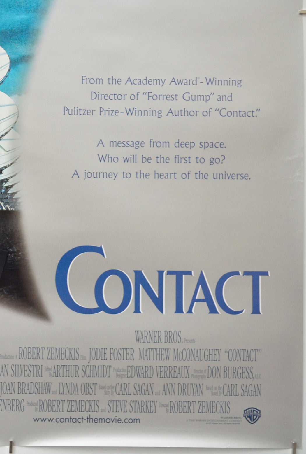 CONTACT (Bottom Right) Cinema One Sheet Movie Poster 