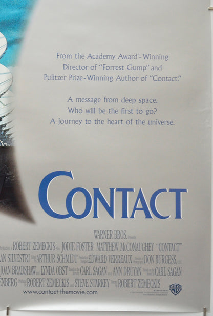 CONTACT (Bottom Right) Cinema One Sheet Movie Poster 