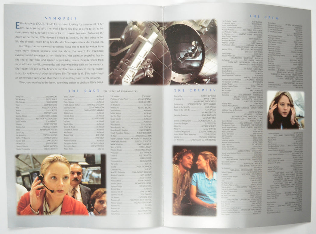 CONTACT Cinema Exhibitors Press Synopsis Credits Booklet - INSIDE 