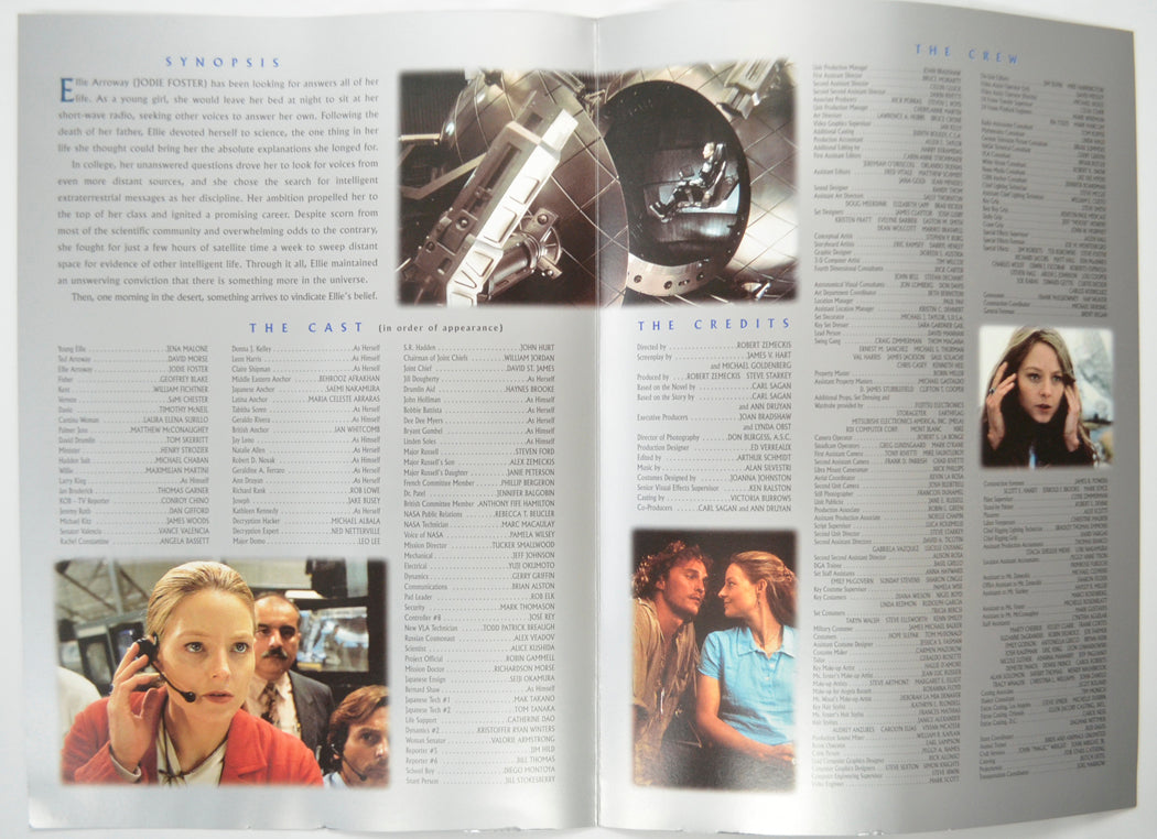 CONTACT Cinema Exhibitors Press Synopsis Credits Booklet - INSIDE 