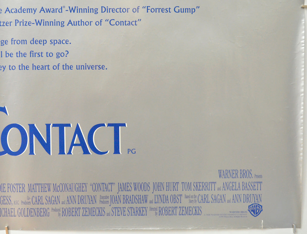 CONTACT (Bottom Right) Cinema Quad Movie Poster 