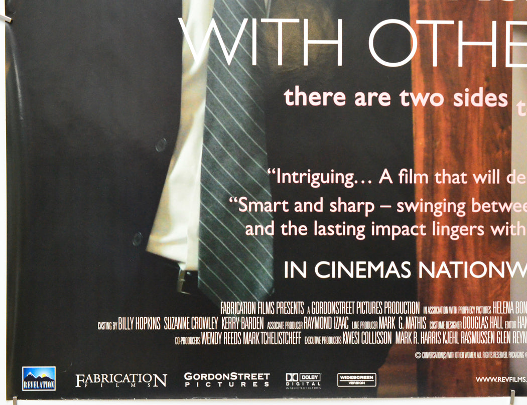 Conversations With Other Women (Bottom Left) Cinema Quad Movie Poster 