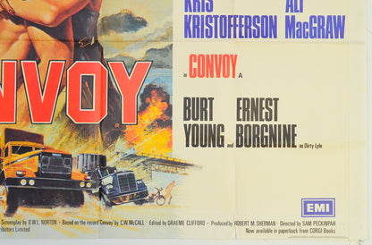 CONVOY (Bottom Right) Cinema Quad Movie Poster 