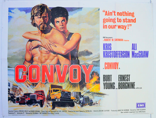 Convoy  Original British Quad Poster - Film Poster - Movie Poster 