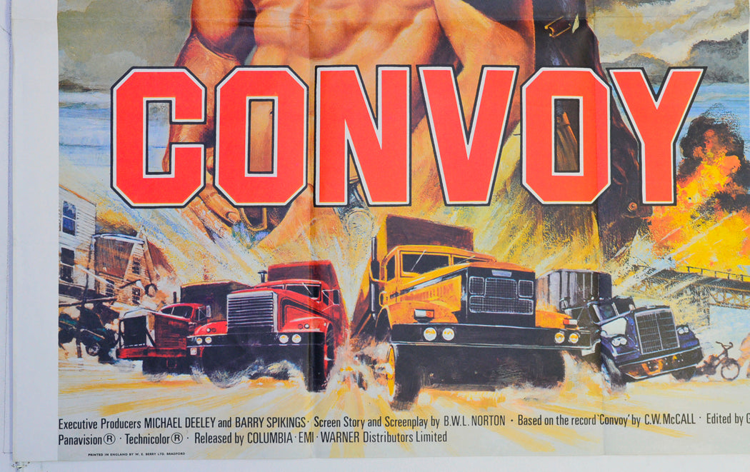 CONVOY (Bottom Left) Cinema Quad Movie Poster 