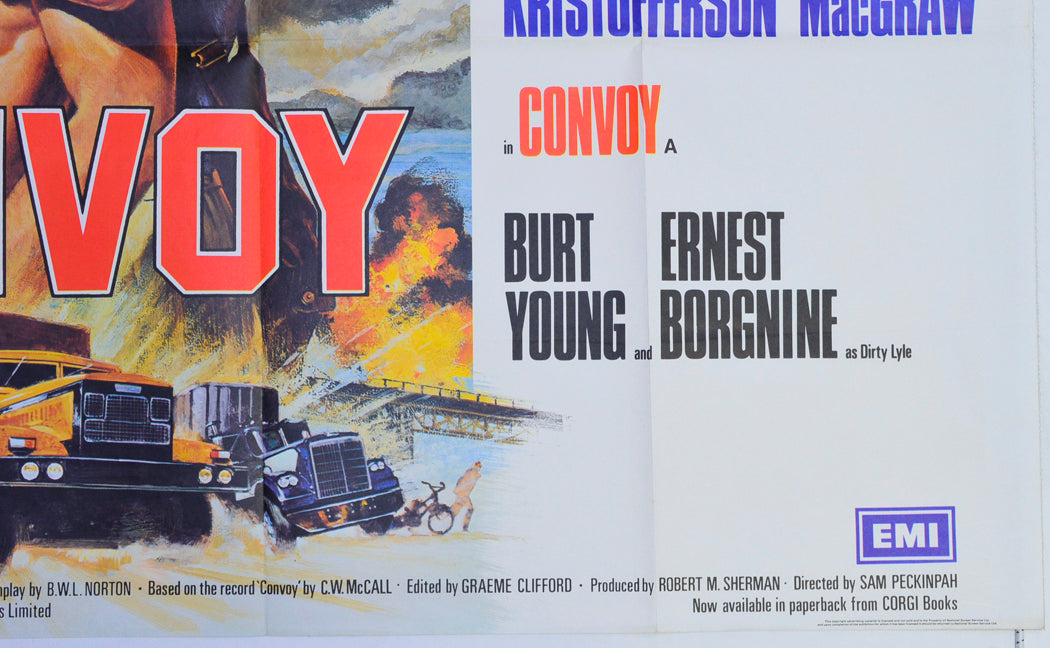 CONVOY (Bottom Right) Cinema Quad Movie Poster 