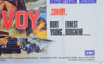 CONVOY (Bottom Right) Cinema Quad Movie Poster 