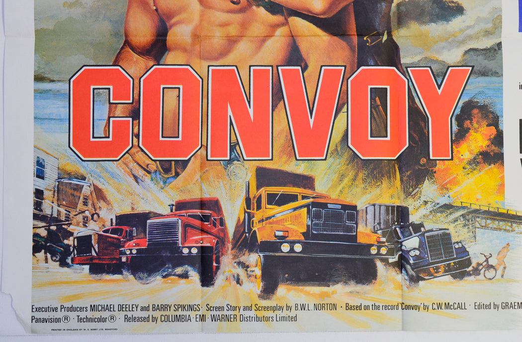 CONVOY (Bottom Left) Cinema Quad Movie Poster 