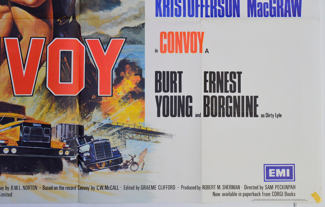 CONVOY (Bottom Right) Cinema Quad Movie Poster 