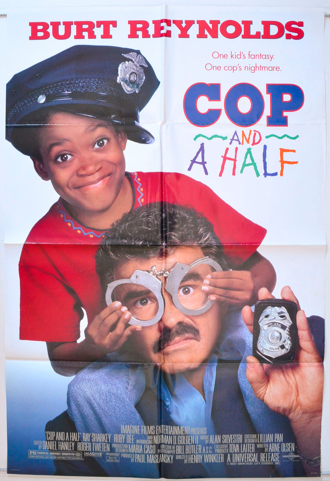 Cop And A Half Original One Sheet Poster - Movie Poster