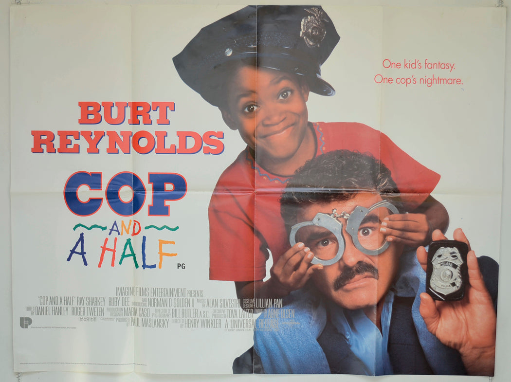 Cop And A Half Original Quad Poster - Film Poster - Movie Poster  