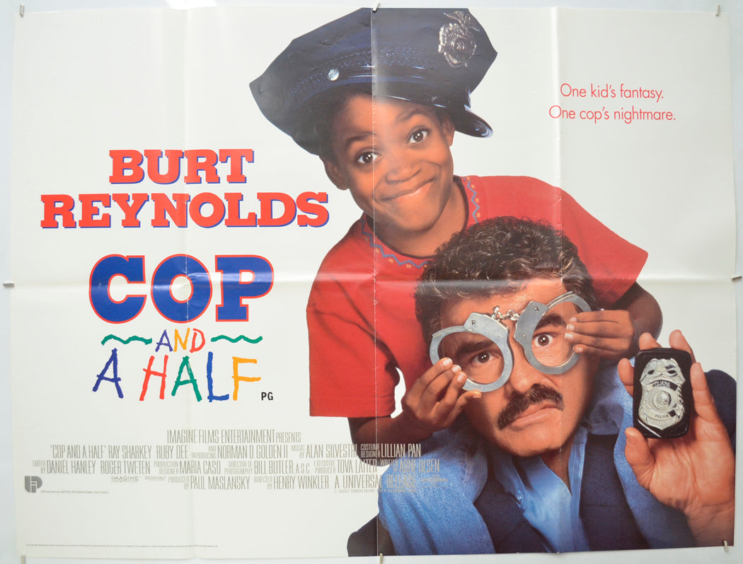 Cop And A Half Original Quad Poster - Film Poster - Movie Poster