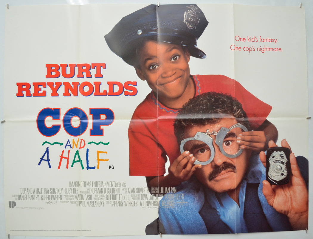 Cop And A Half Original Quad Poster - Film Poster - Movie Poster